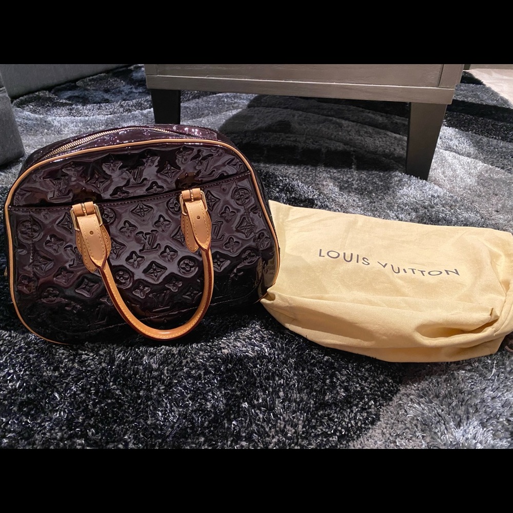 Authentic louis vuitton Amarante Monogram Vernis